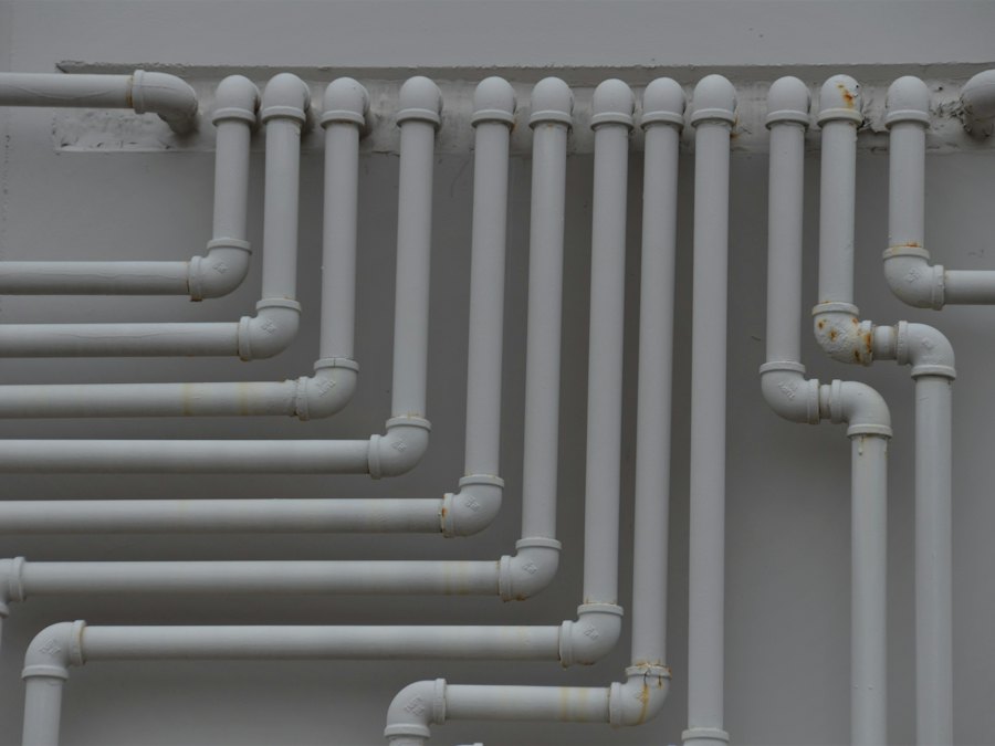 Conduites d'une installation de chauffage